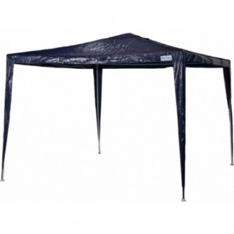 Gazebo 3m x 3m Ráfia Azul