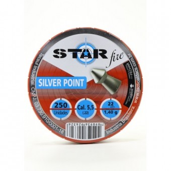 Chumbinho Star Fire - Silver Point - 5,5mm
