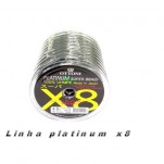 Linha Platinum X8 multifilamento 0,47mm